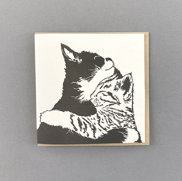 FFPI201-Penguin Ink-Cuddle Time-Card-Flora & Fauna