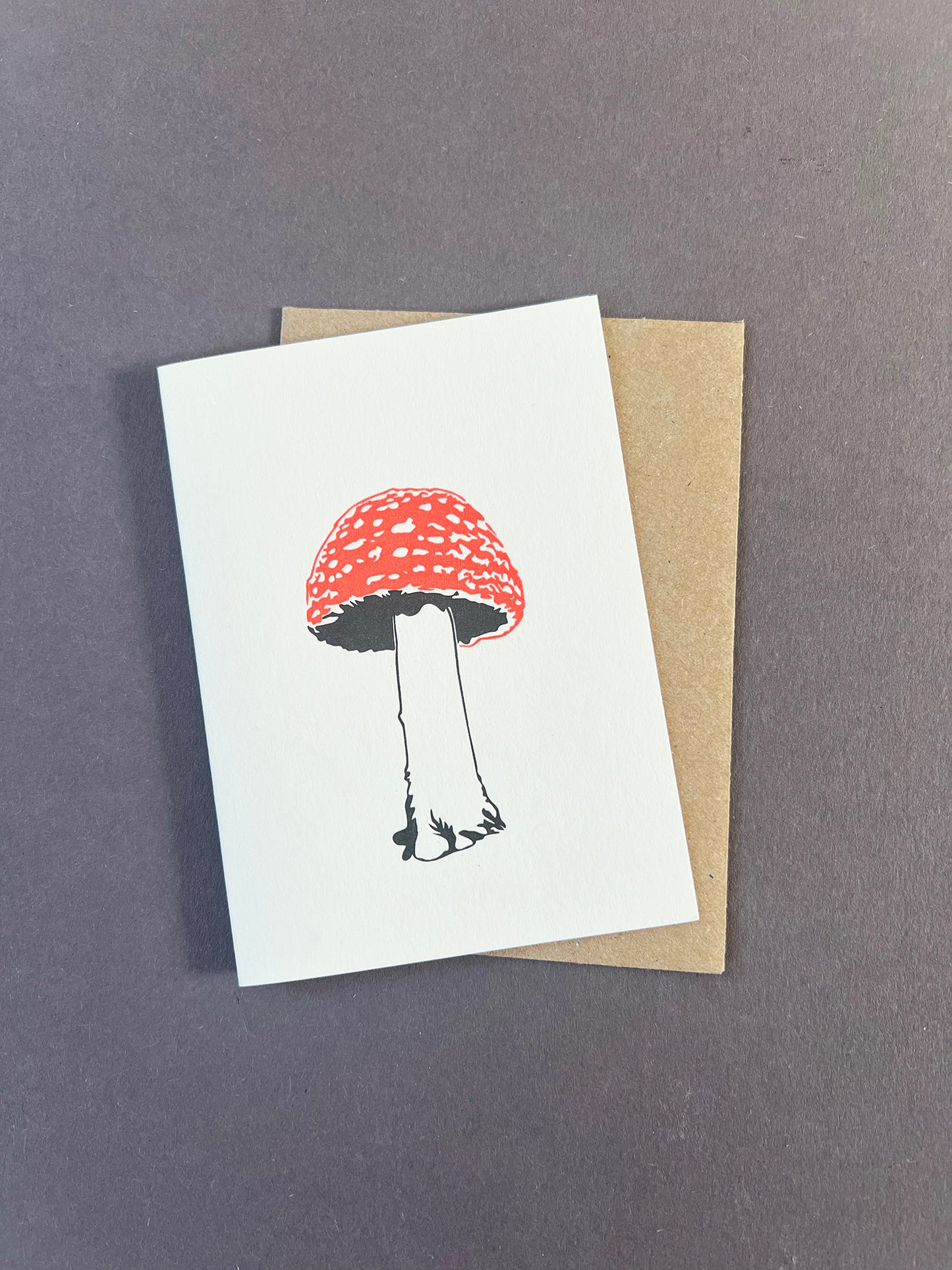 PI448-Penguin Ink-Red Agaric-Mini Card-Little Notes