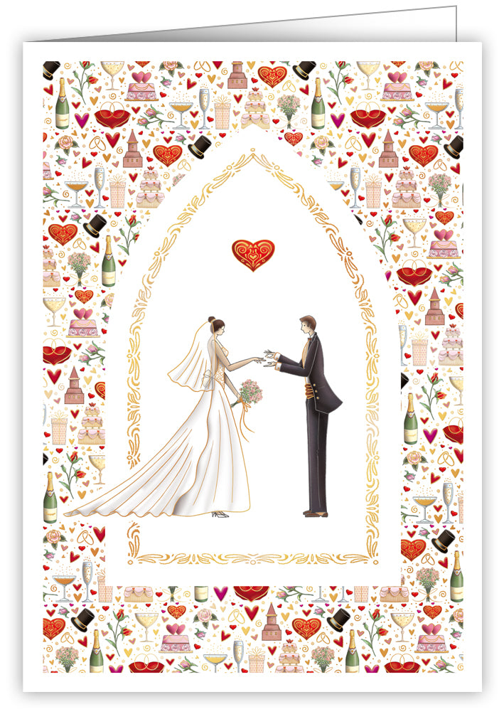 3886-Quire-Bridal Couple-Card-