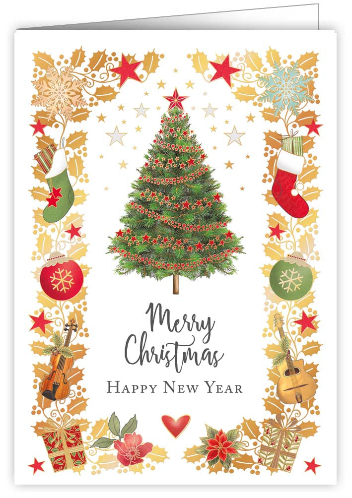 4788-Quire-Christmas Tree-Xmas Card-Mac Classic