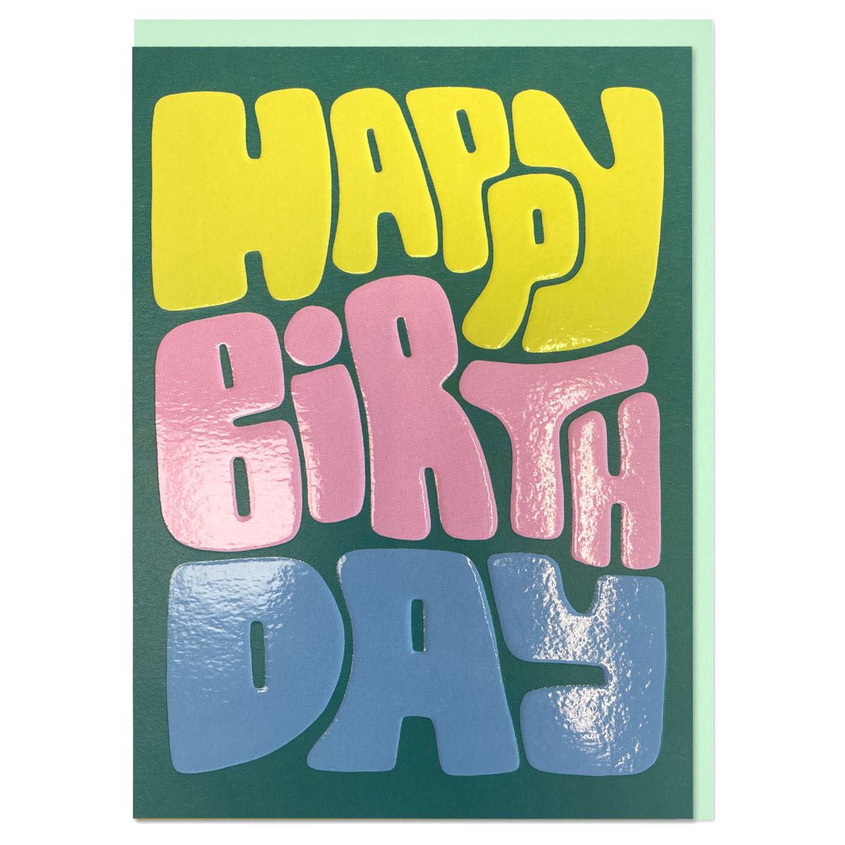 BOL002-Raspberry Blossom-Happy Birthday-Card-Be Bold
