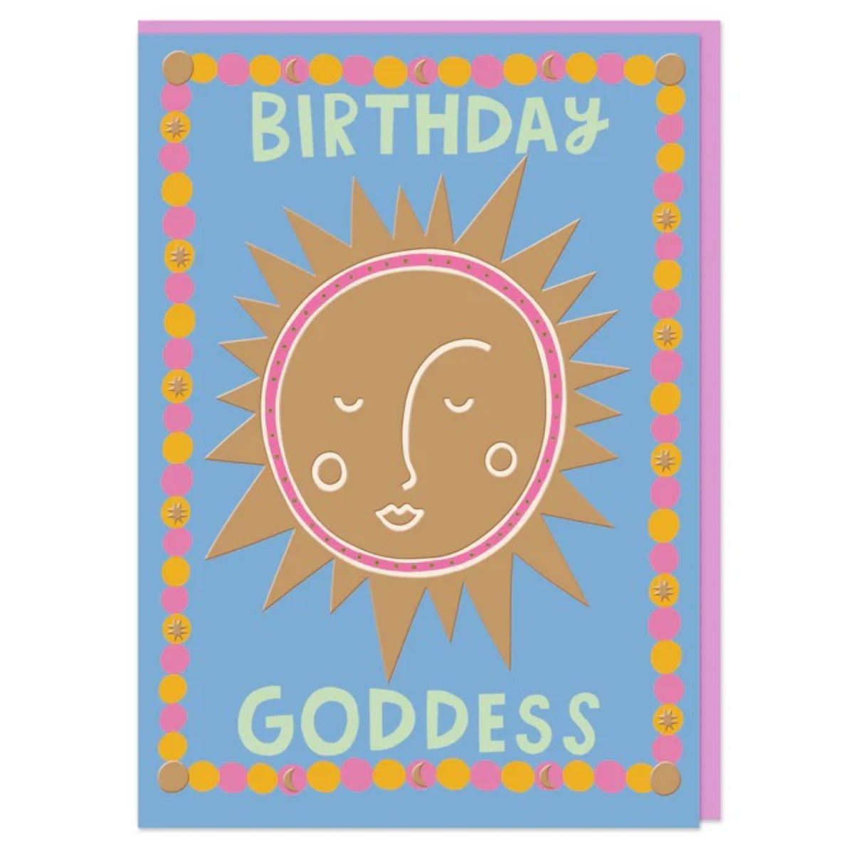 DYD001-Raspberry Blossom-Birthday Goddess Sun-Card-Daydream
