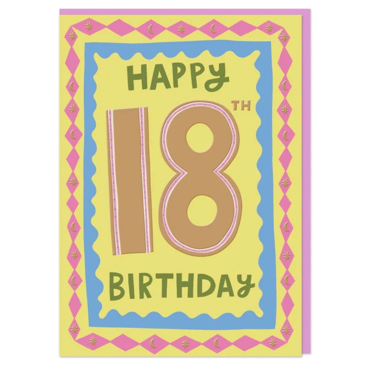 DYD011-Raspberry Blossom-Happy 18Th Birthday-Card-Daydream
