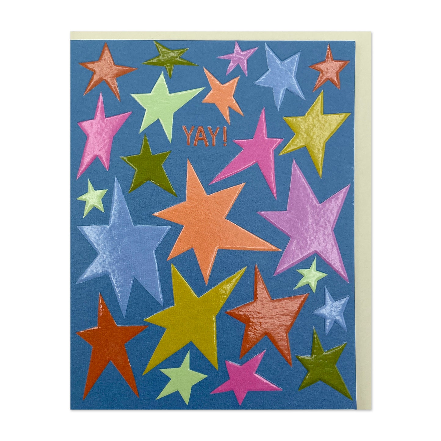 LIJ012-Raspberry Blossom-Yay Stars-Card-Little Joys