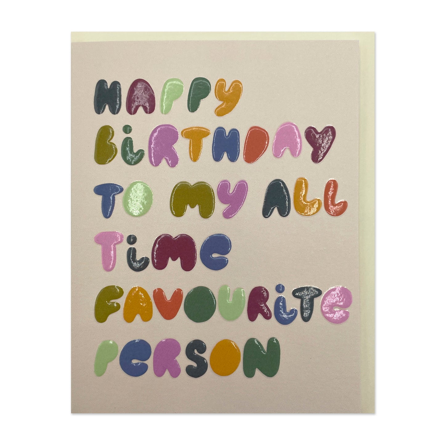 LIJ036-Raspberry Blossom-Favourite Person-Card-Little Joys