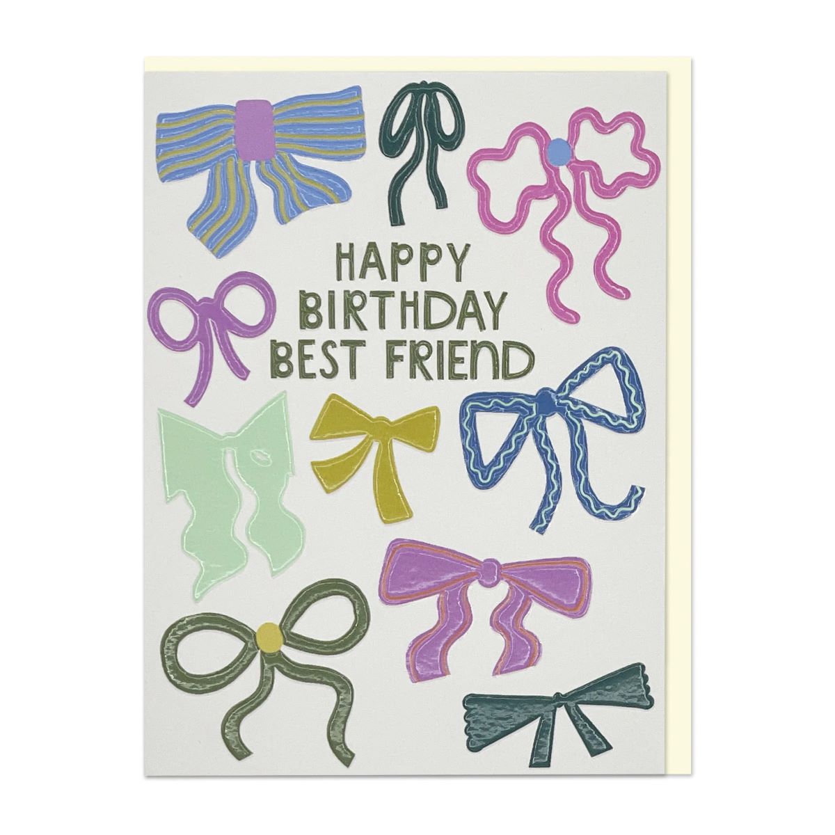 LIJ076-Raspberry Blossom-Happy Birthday Best Friend-Card-Little Joys