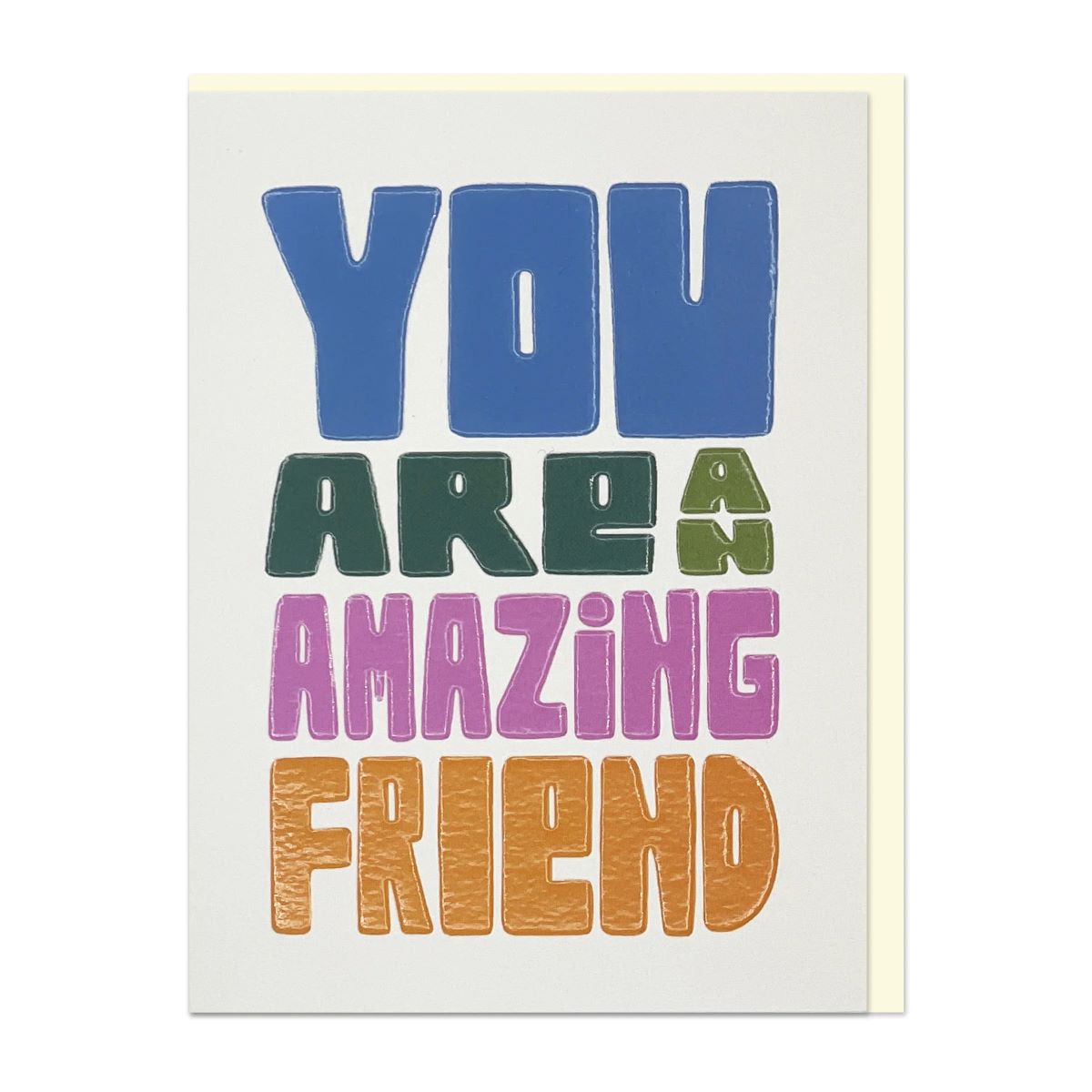 LIJ080-Raspberry Blossom-You Are An Amazing Friend-Card-Little Joys