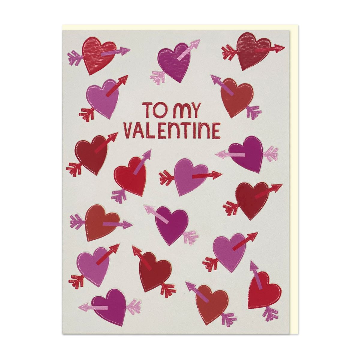 LIJ092-Raspberry Blossom-To My Valentine -Card-Little Joys