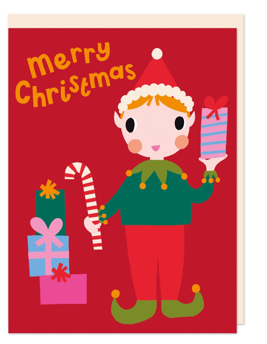 PCK033-Raspberry Blossom-Xmas Card Pack-Mini Card Pack Of 6 X 2 Designs