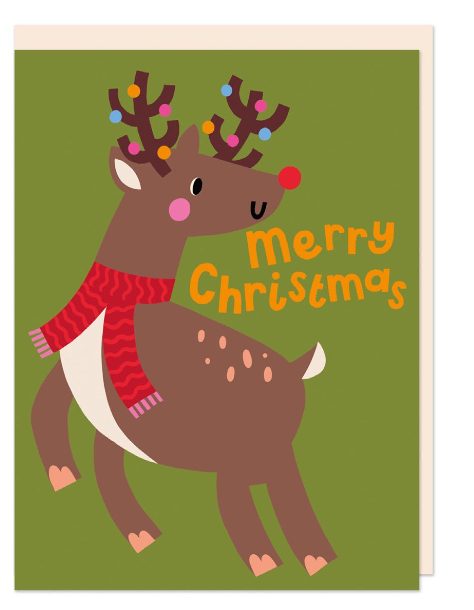 PCK033-Raspberry Blossom-Xmas Card Pack-Mini Card Pack Of 6 X 2 Designs