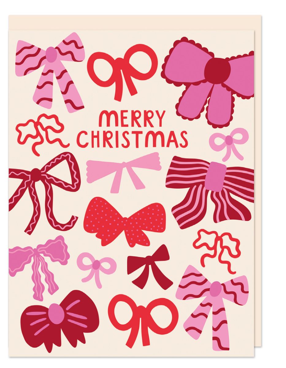PCK034-Raspberry Blossom-Xmas Card Pack-Mini Card Pack Of 6 X 2 Designs