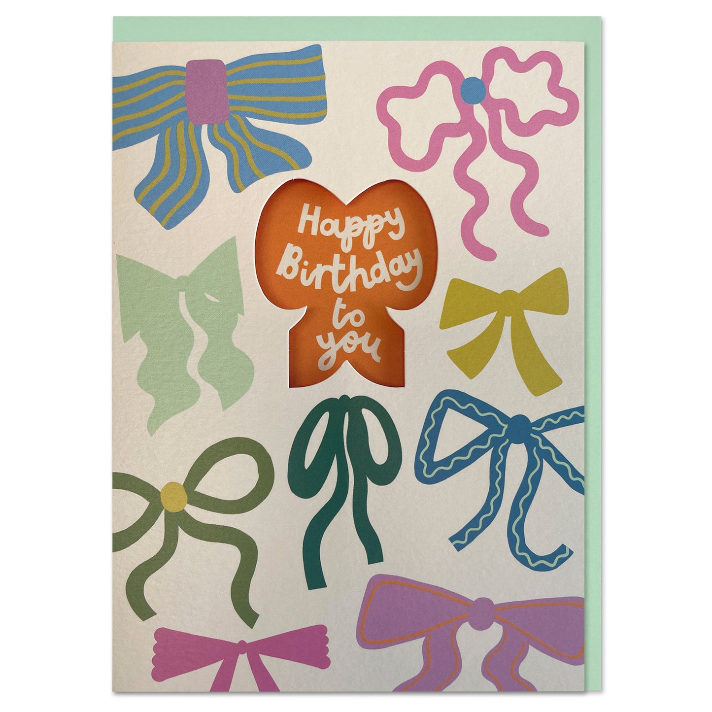 SWL005-Raspberry Blossom-Happy Birthday To You. Bows-Card-Sweet Life