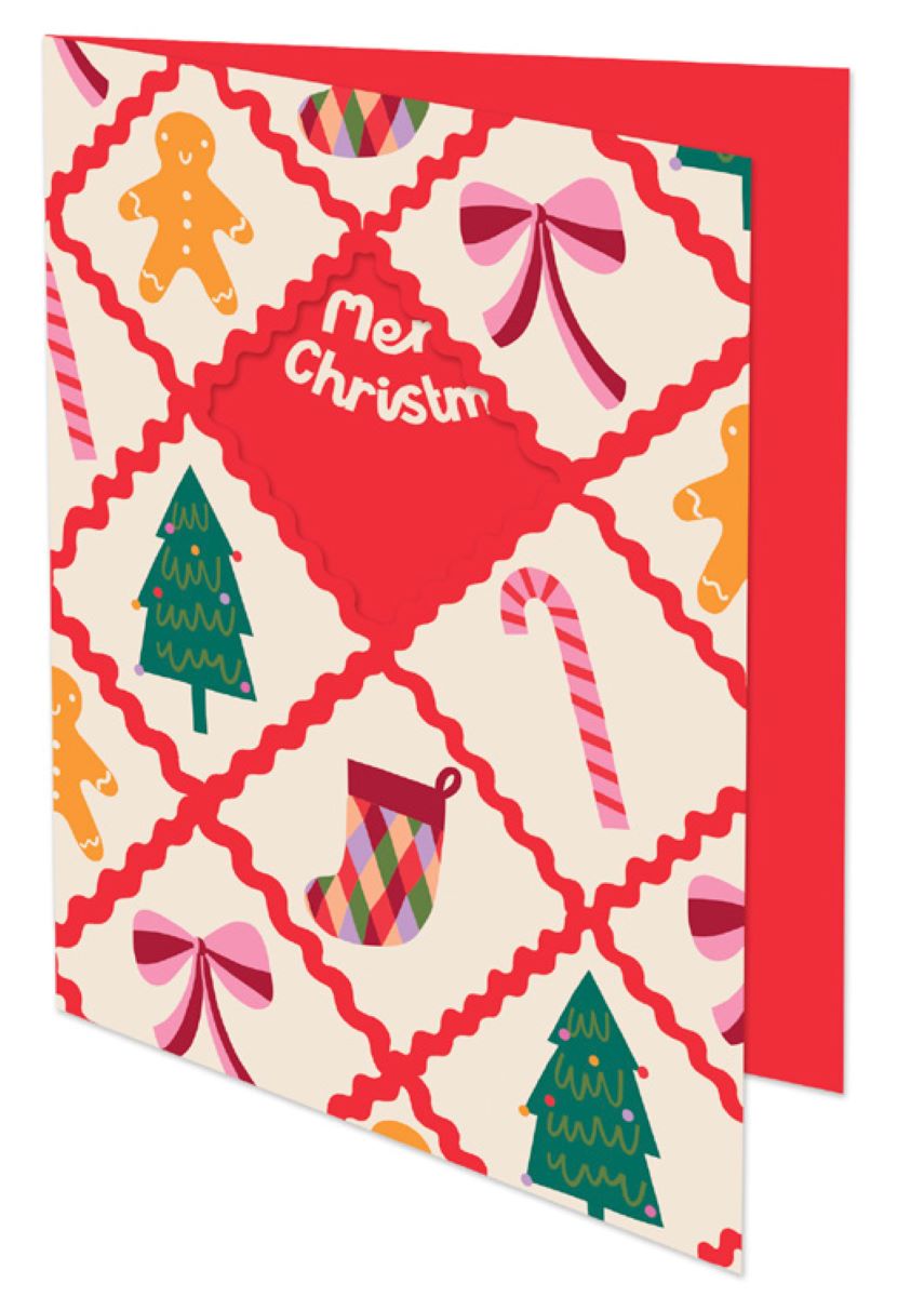 SWL011-Raspberry Blossom-Xmas Card-Sweet Life