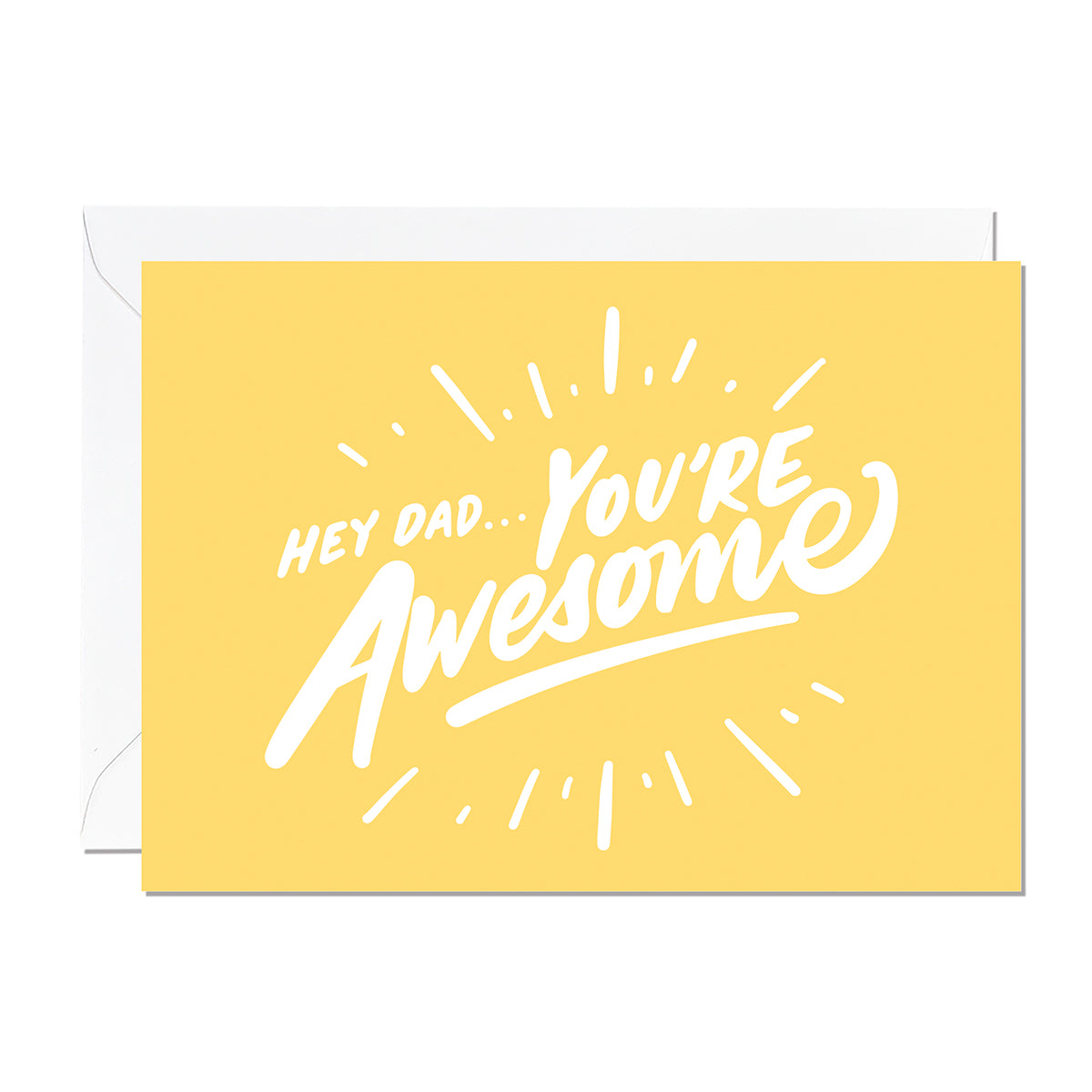 C176-Ricicle Cards-Hey Dad You'Re Awesome-Card-