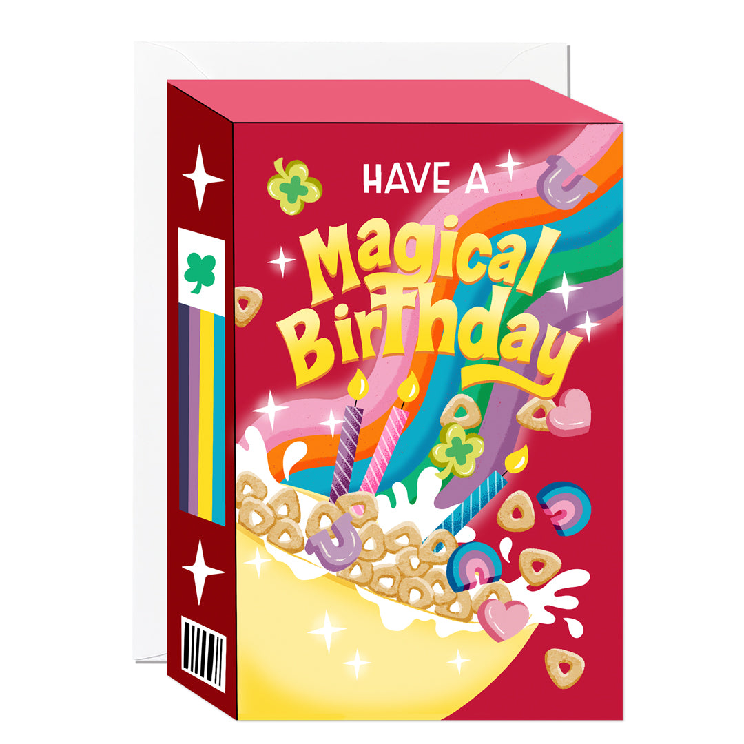 C414-Ricicle Cards-Magical Birthday Cereal-Card-Ricicle X Megan Roy