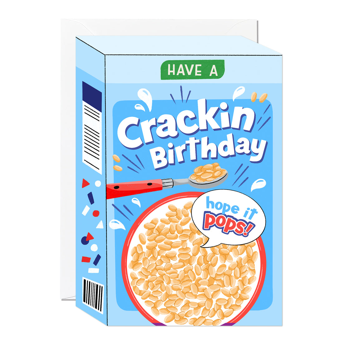 C415-Ricicle Cards-Crackin Birthday Cereal-Card-Ricicle X Megan Roy