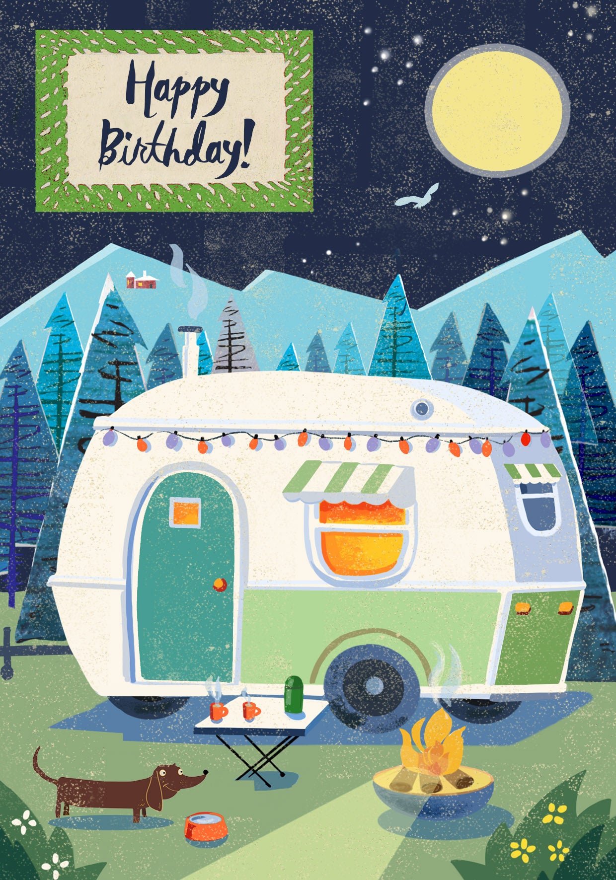 HV003-Rocket68-Birthday Caravan & Mountains-Card-Happy Vans