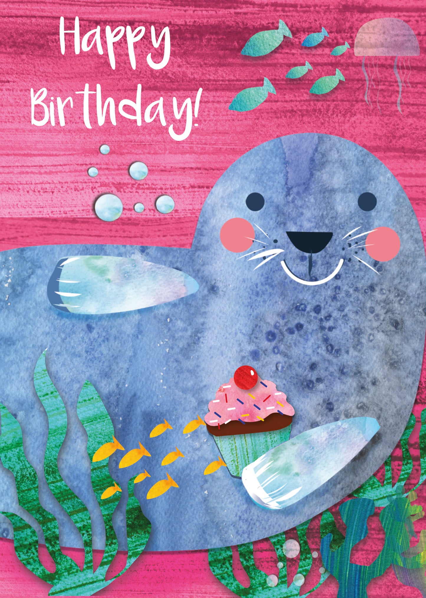 SB017-Rocket68-Birthday Seal -Card-Sea Buddies