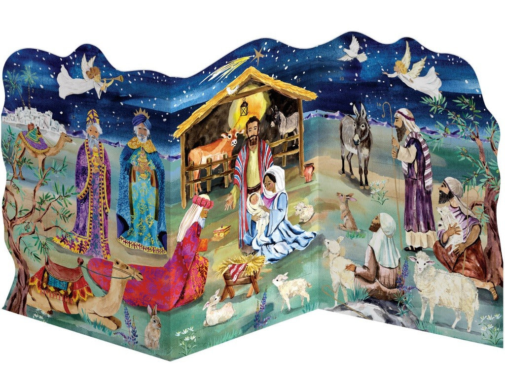 ACT005-Roger La B-Christmas Story Trifold Advent Calendar-Xmas Calendar-The Christmas Story