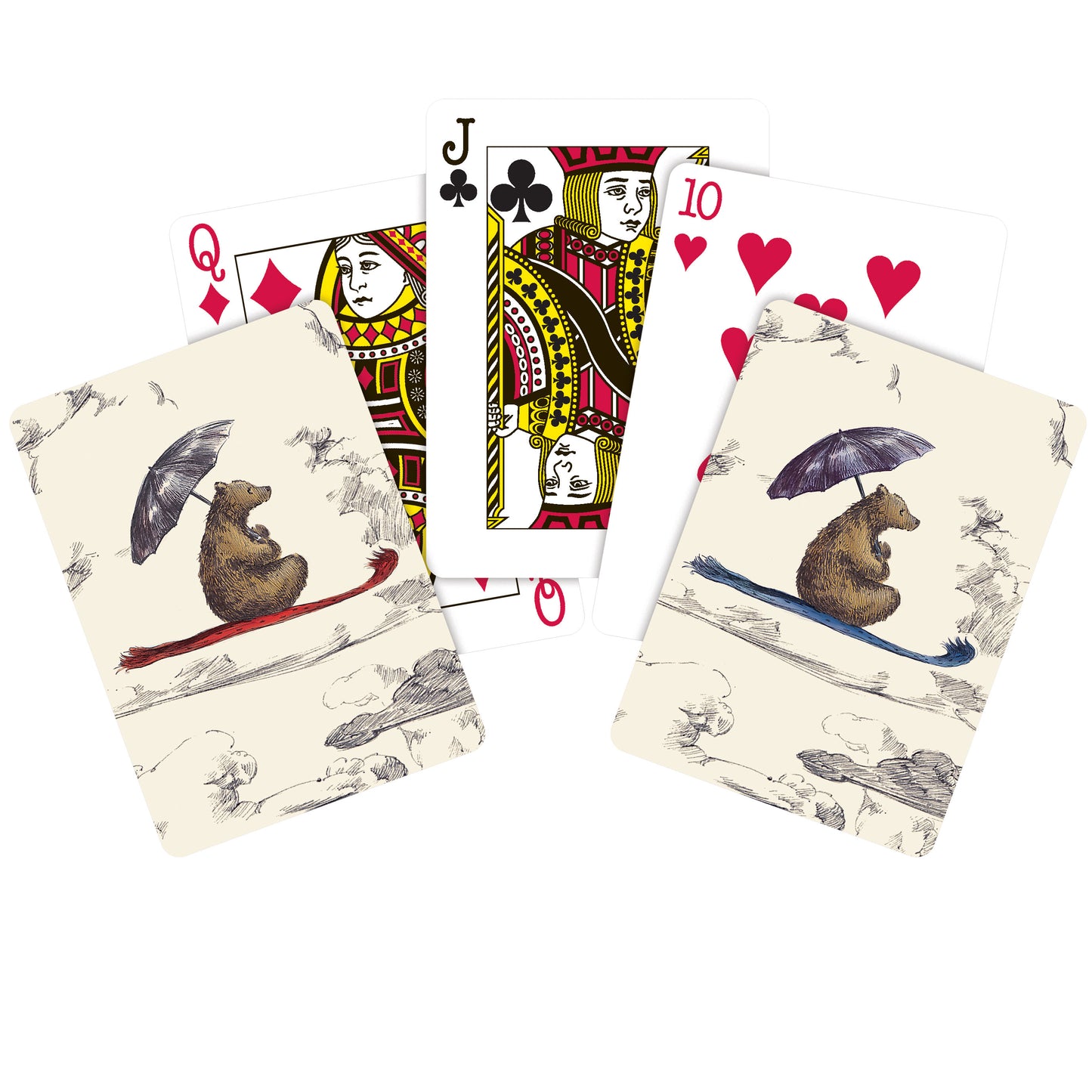 C010-Roger La B-Flying Bear Playing Card Set-Boxed Cards-Flying Bear