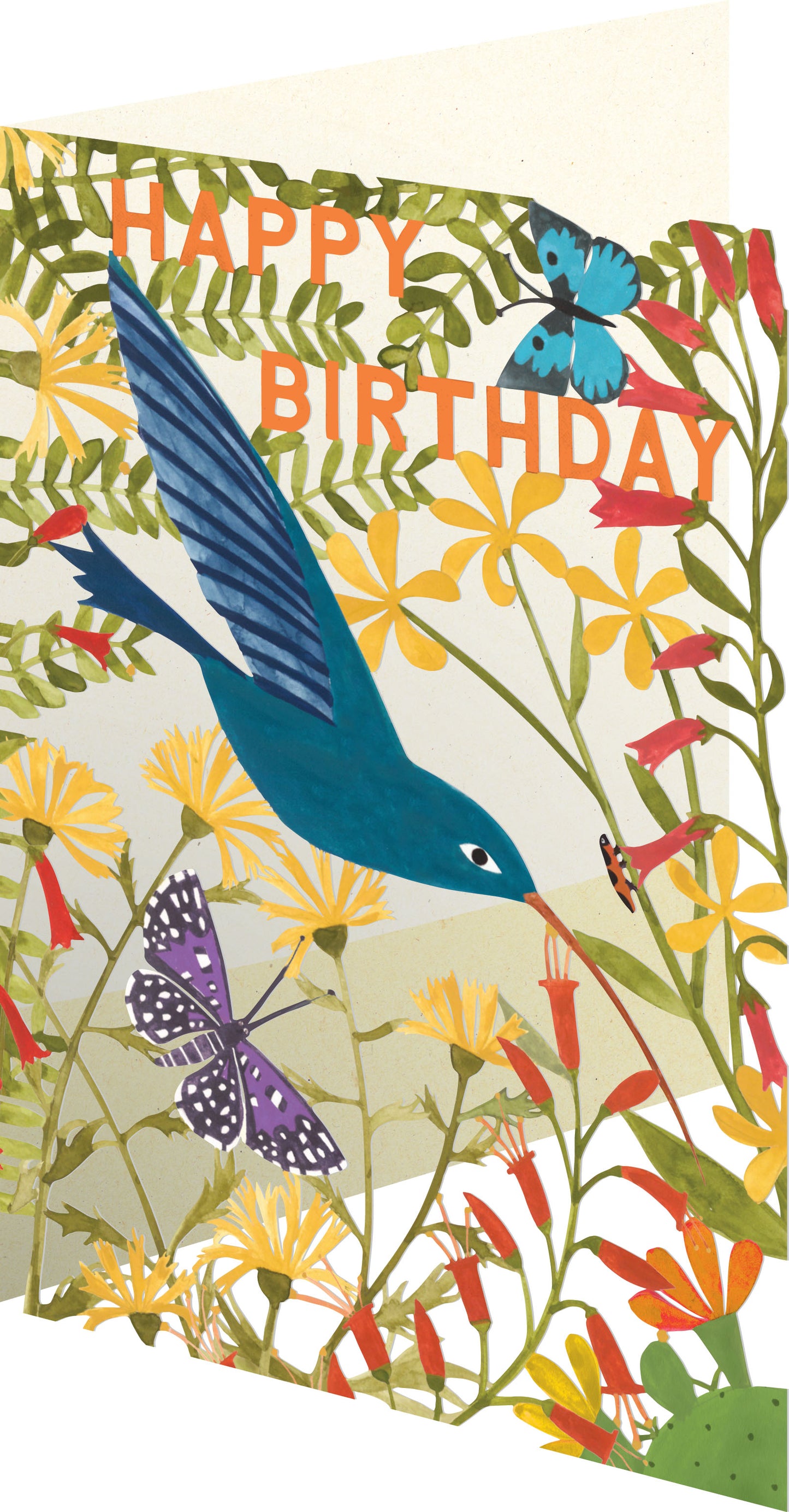 GC2439-Roger La B-Hummingbird Lasercut Card Single-Card-Lasercut