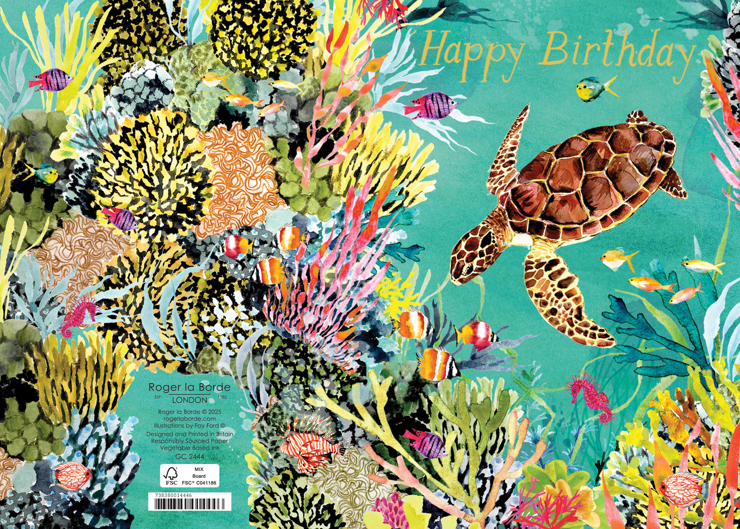 GC2444-Roger La B-Summers Song Greeting Card Single-Card-Standard