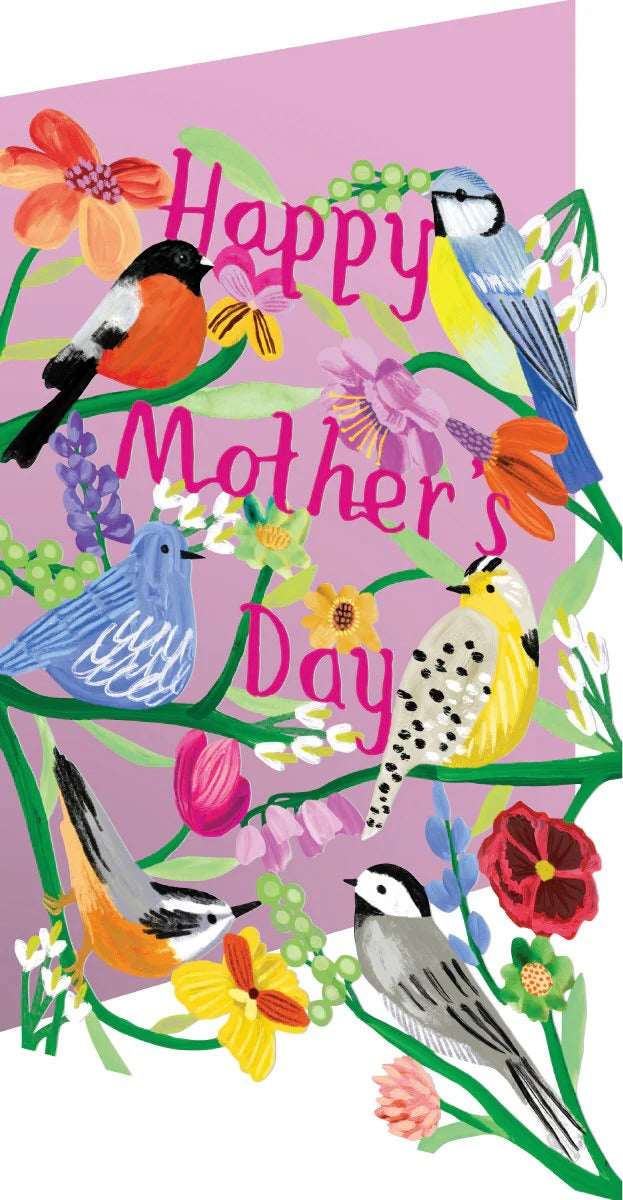 GC2463M-Roger La B-Mother'S Day Bird Haven-Card-Lasercut