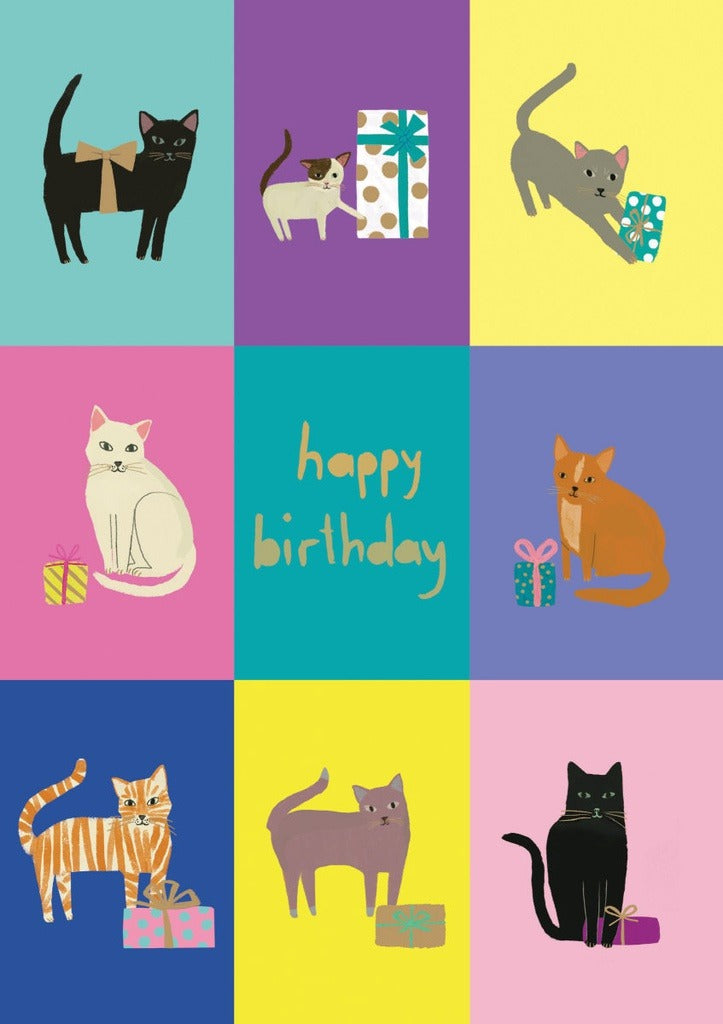 GC2494-Roger La B-Cat Checkerboard-Card-