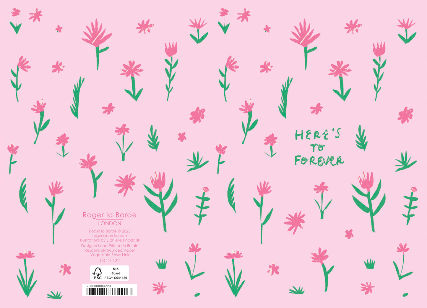 GCN422-Roger La B-Daisychain Petite Card-Card-Petite Daisychain