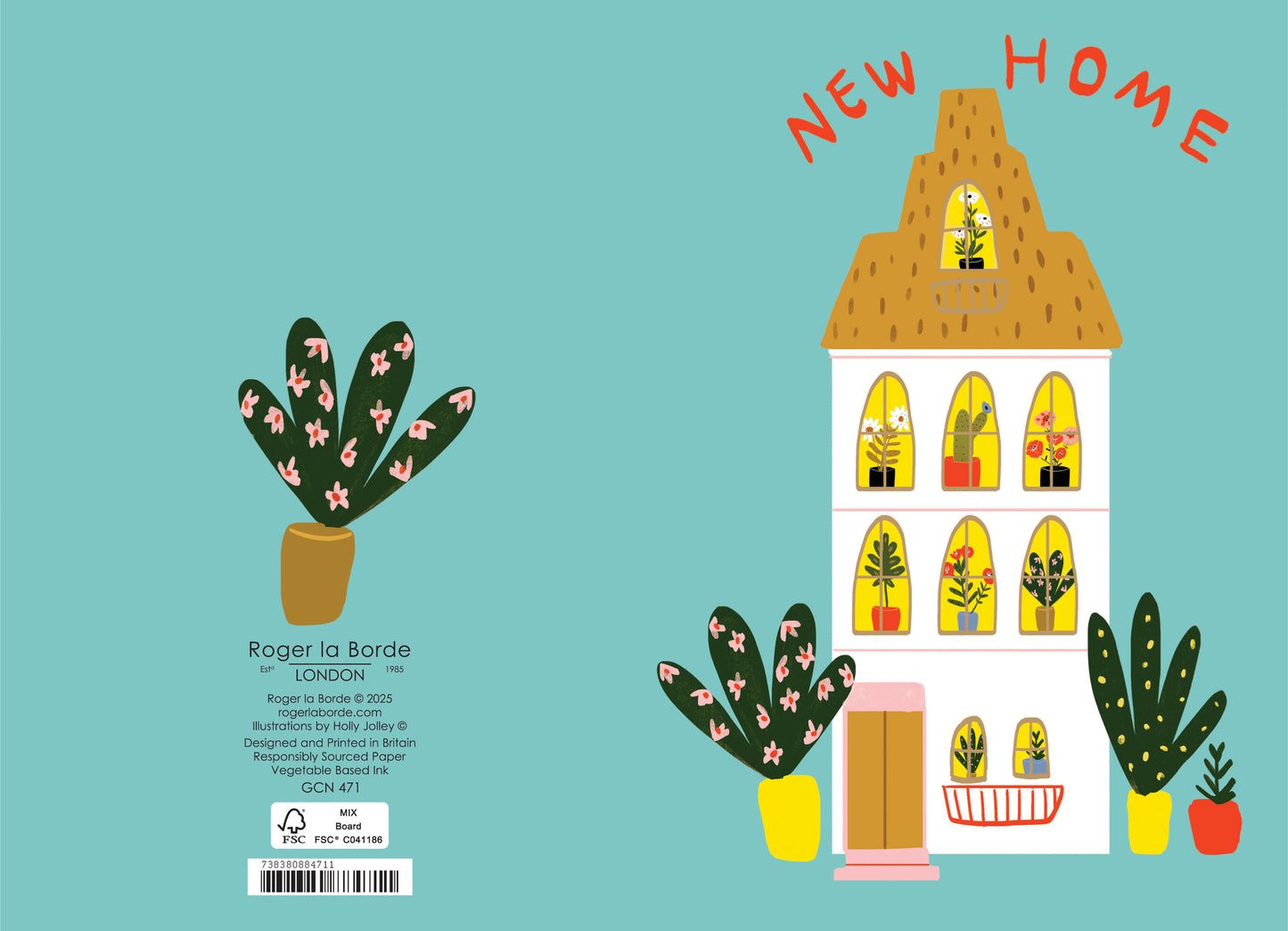 GCN471-Roger La B-Cinnamon And Ginger Petite Card-Card-Petite