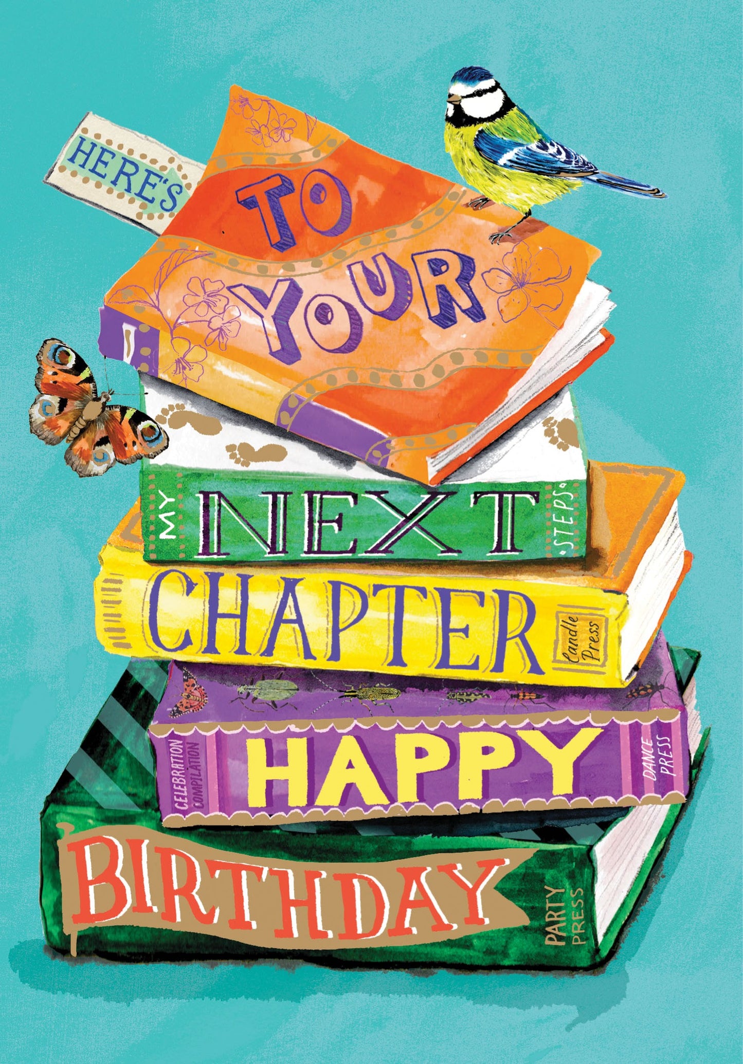 GCN528-Roger La B-Bookstack Petite Card-Card-Petite