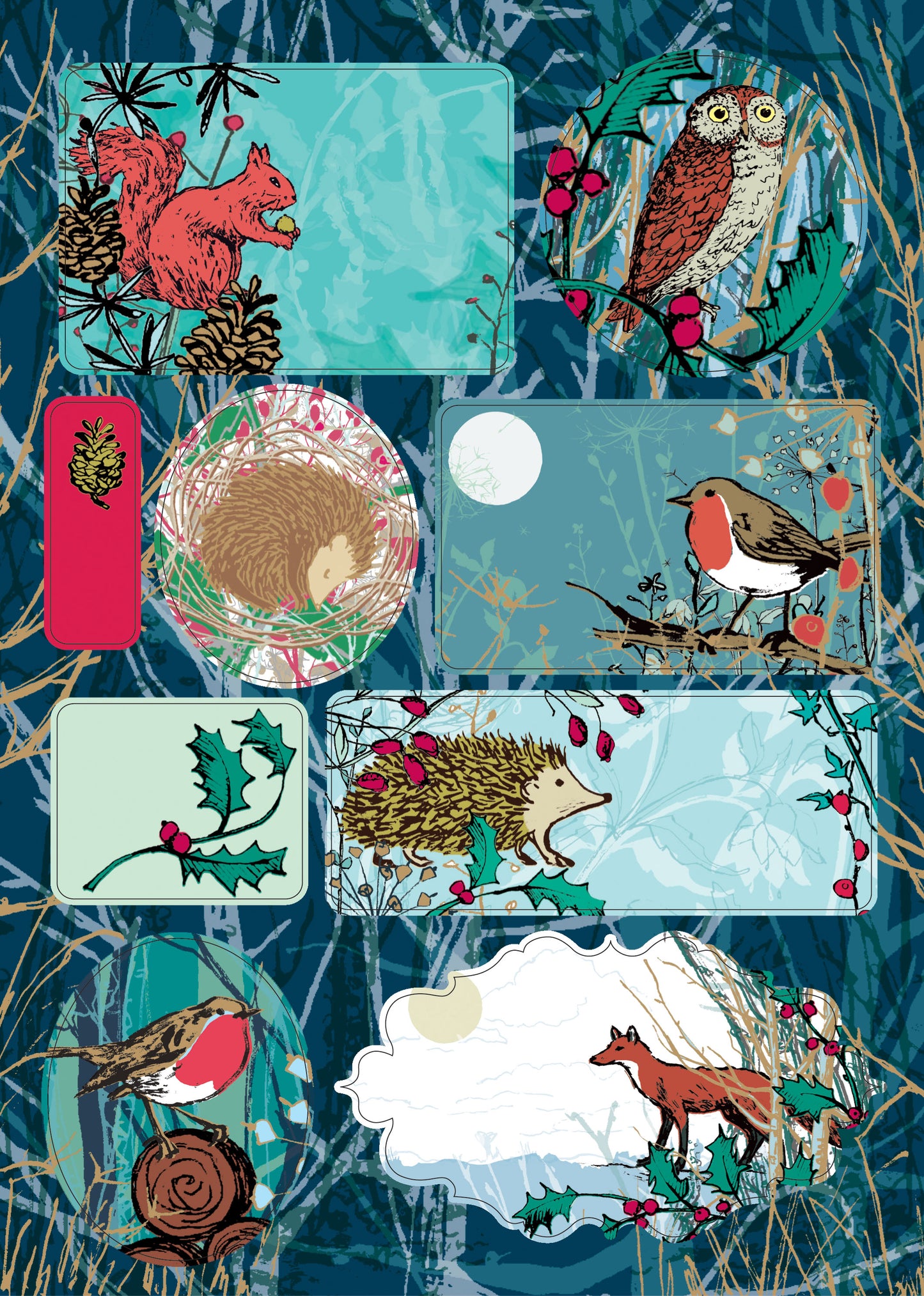 ST080-Roger La B-Winter'S Tale-Xmas Stickers-