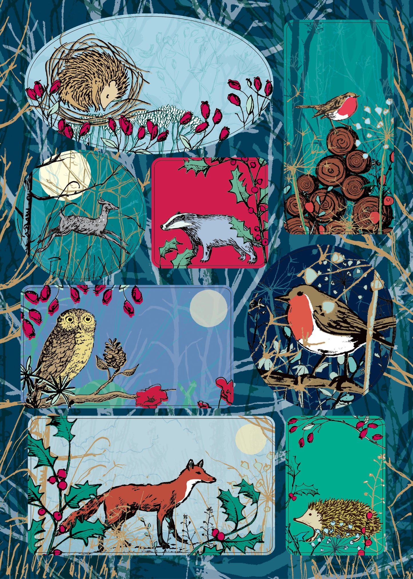 ST080-Roger La B-Winter'S Tale-Xmas Stickers-