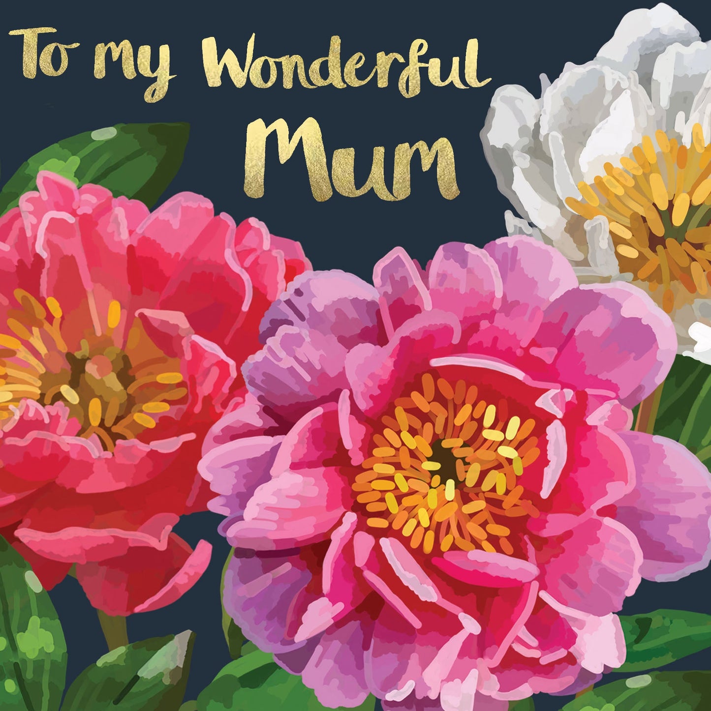 PN030-Sarah Kelleher-To My Wonderful Mum Peonies-Card-