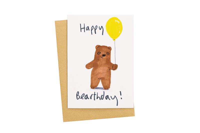 JOC0575-Scarpa Cards-Happy Bearthday-Card-Jo Clark