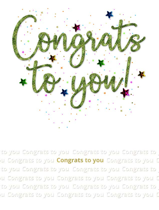 AO059-Second Nature-Congrats To You-Xlcard-All For One - Tt - Xl
