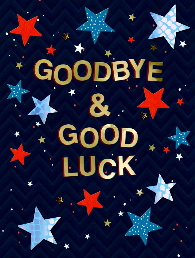 AO060-Second Nature-Good Bye & Good Luck Stars-Xlcard-All For One - Tt - Xl