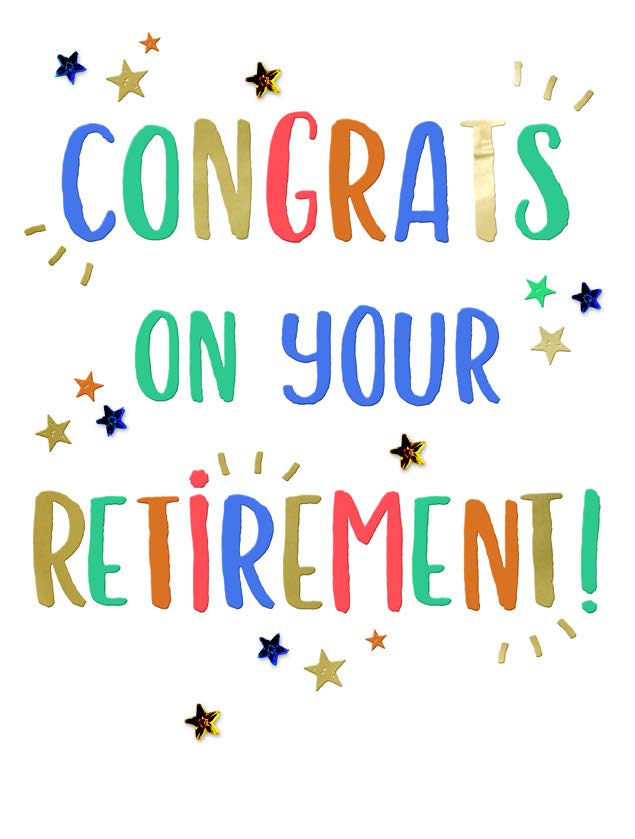 AO062-Second Nature-Retirement Lettering-Xlcard-All For One - Tt - Xl