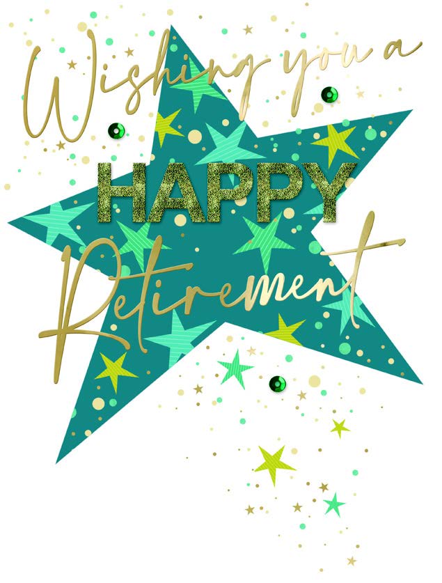 AO063-Second Nature-Retirement Star-Xlcard-All For One - Tt - Xl