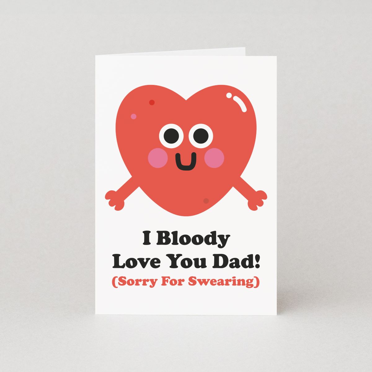 SB055-Studio Boketto-Bloody Dad-Card-