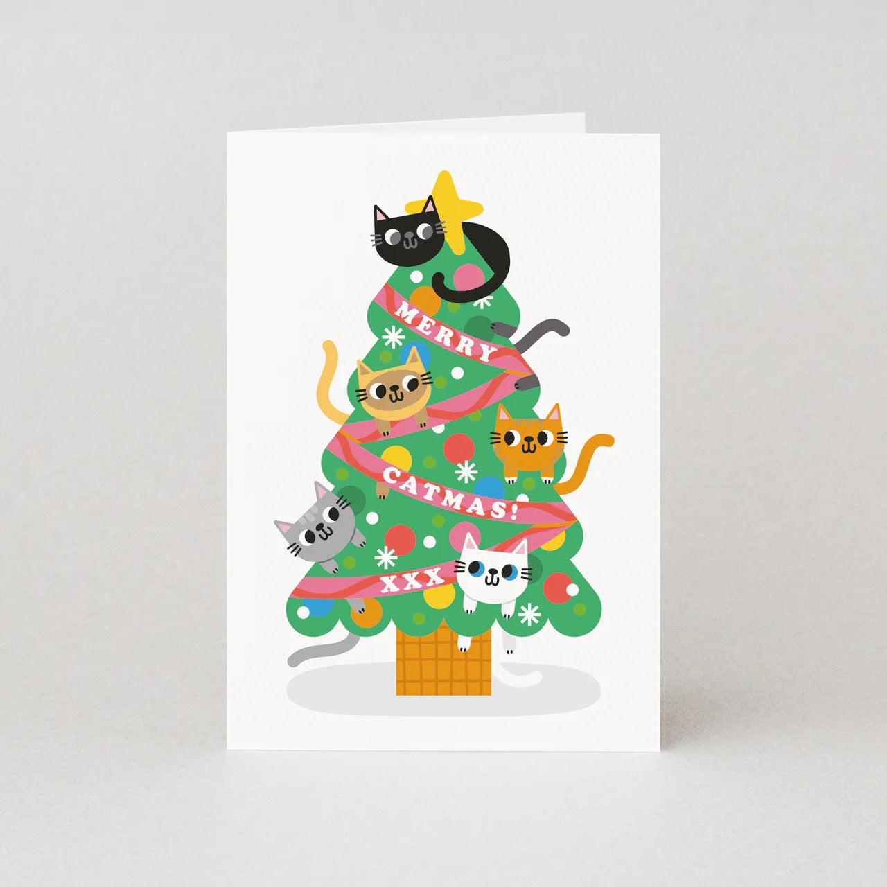 SB206-Studio Boketto-Catmas-Xmas Card-