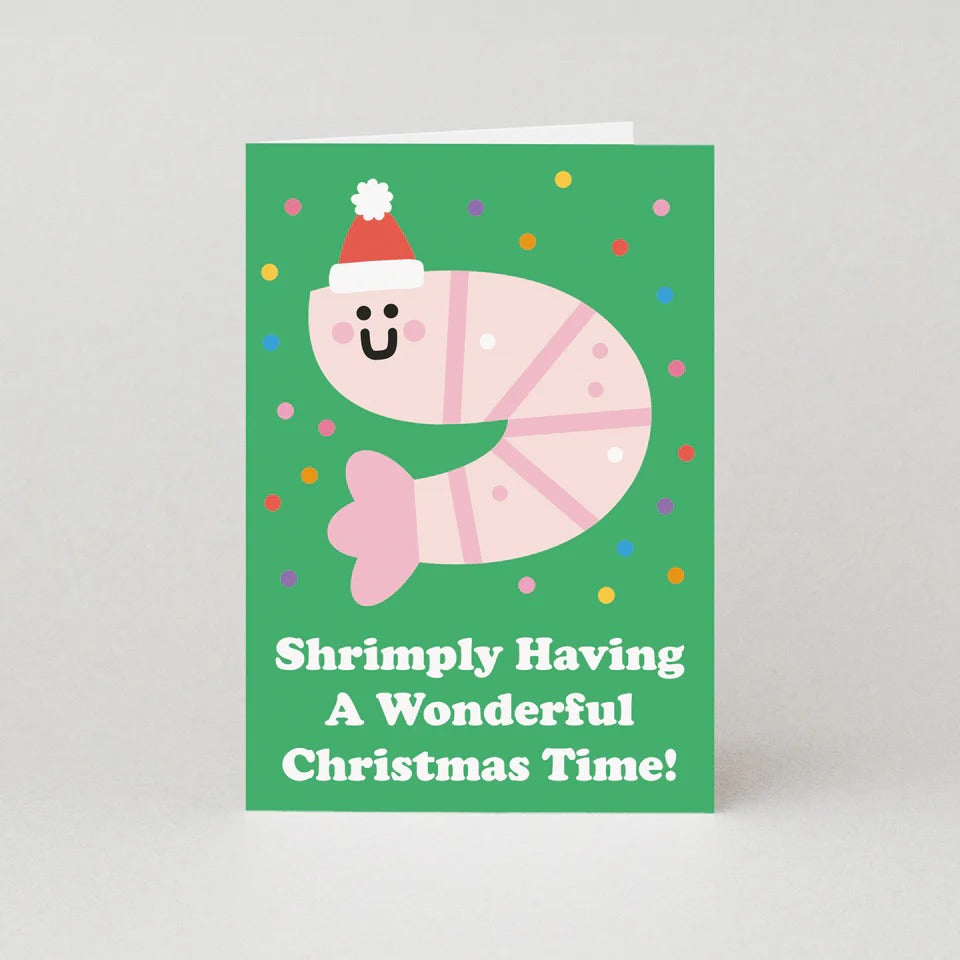 SB477-Studio Boketto-Shrimply Christmas-Xmas Card-