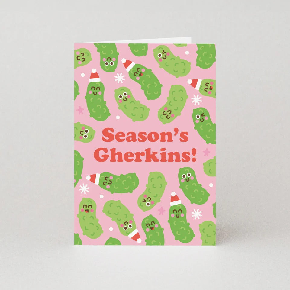 SB592-Studio Boketto-Gherkins-Xmas Card-