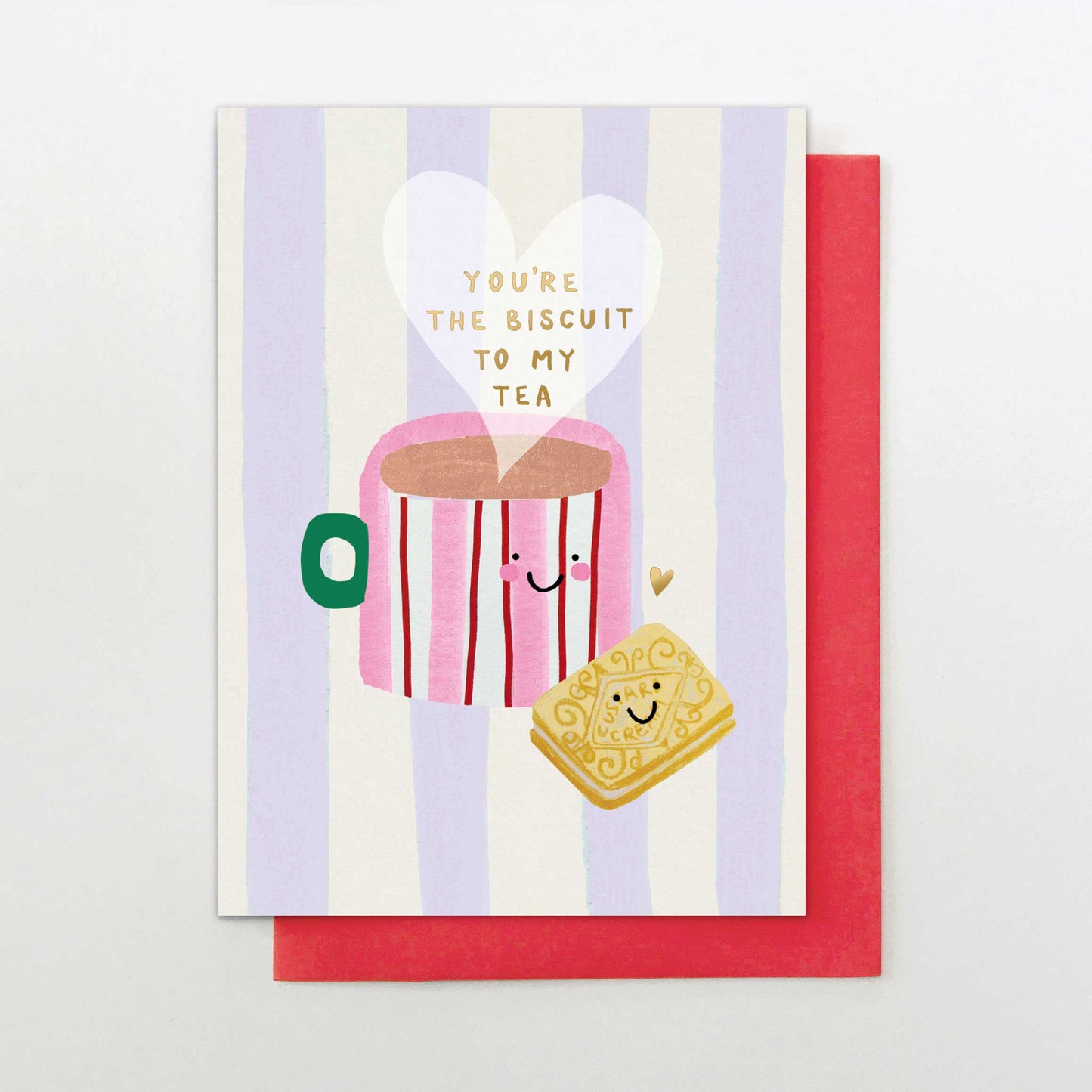AB006-Stop The Clock-Biscuit To My Tea-Card-Absolute Fave