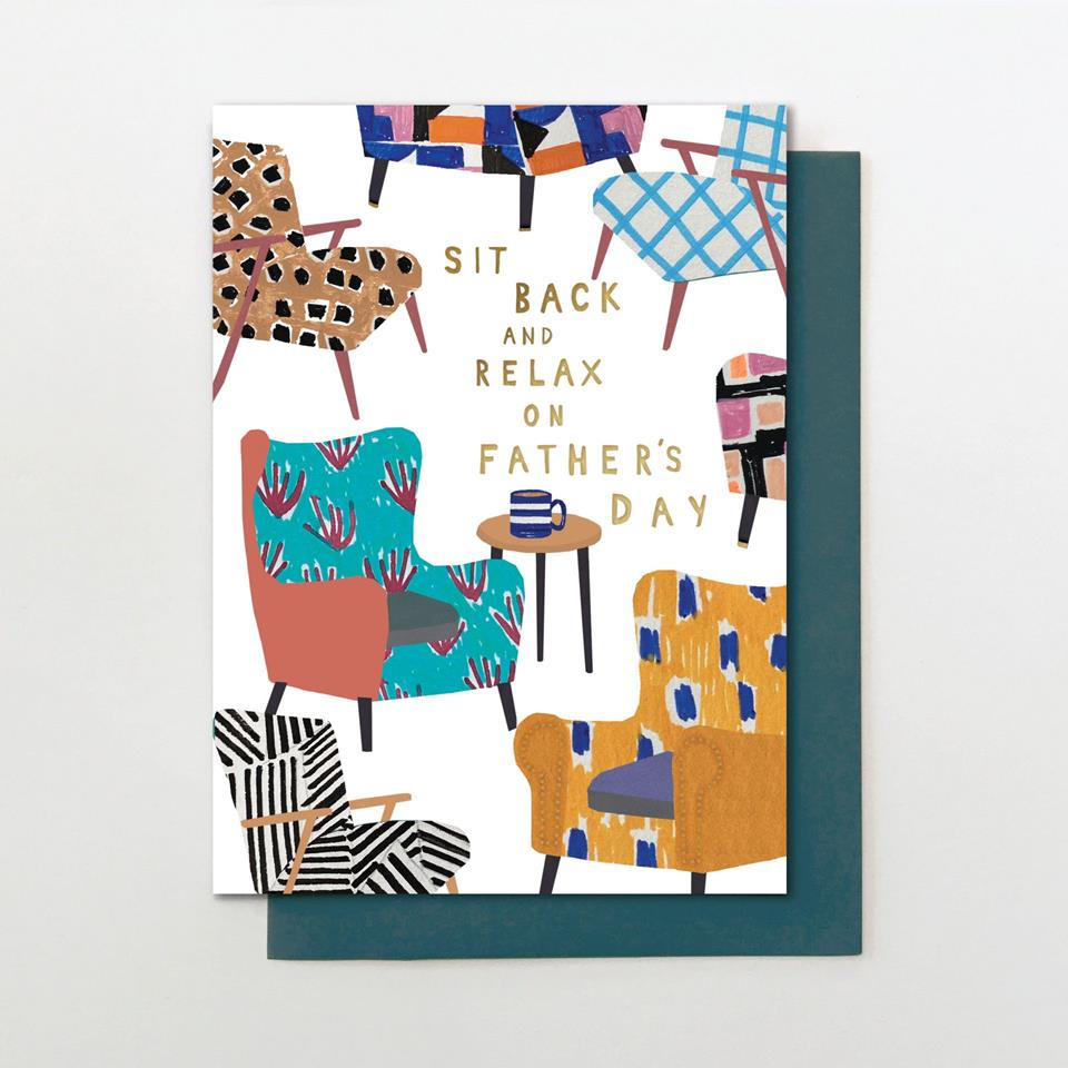 DAD005-Stop The Clock-Sit Back And Relax On Fathers Day-Card-