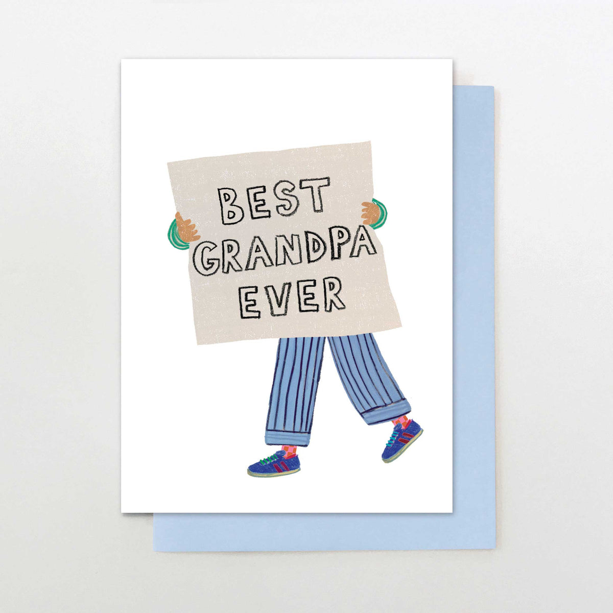 DM020-Stop The Clock-Best Grandpa Sign-Card-Dad Mix