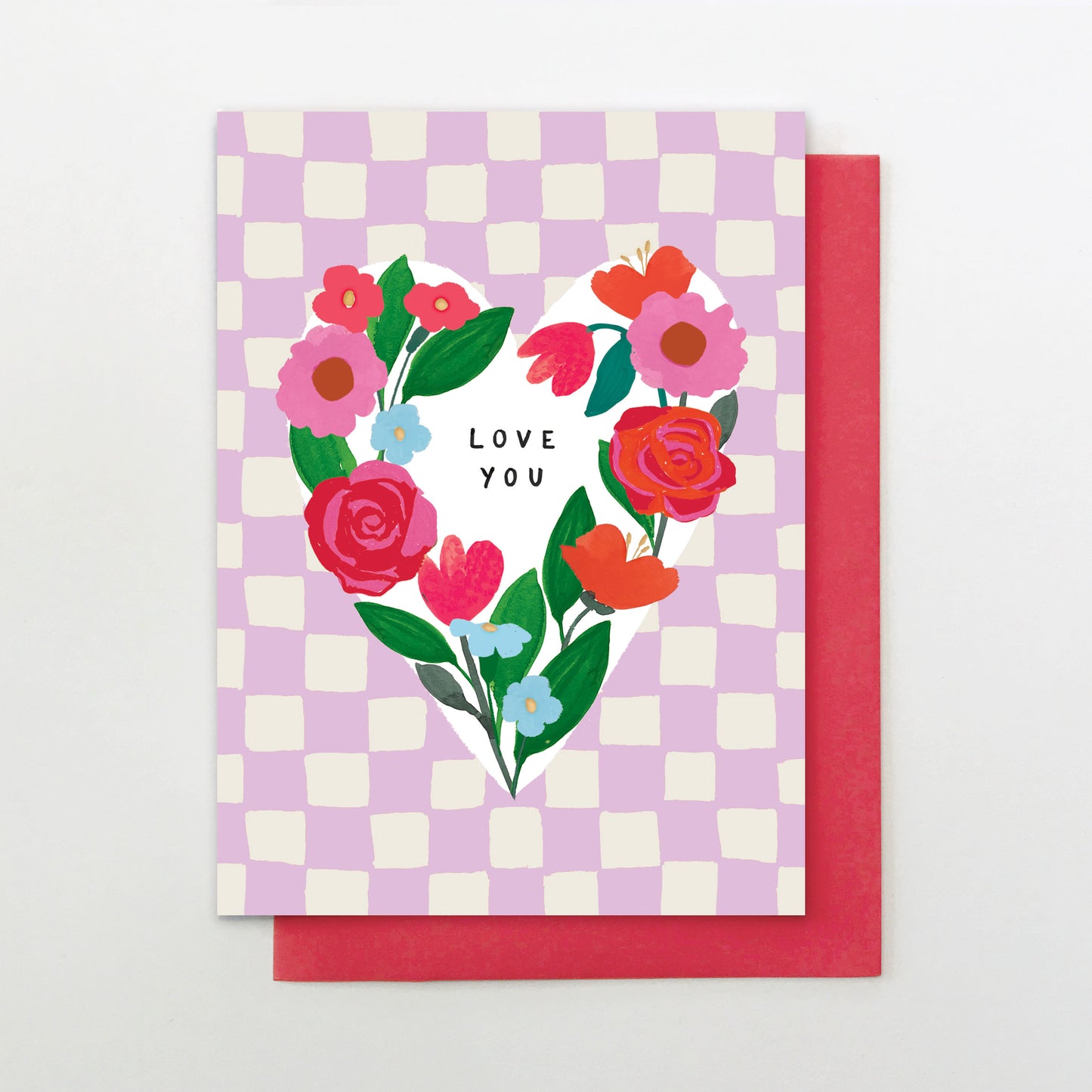 LY019-Stop The Clock-Card - Love You Heart Wreath-Card-Loving You