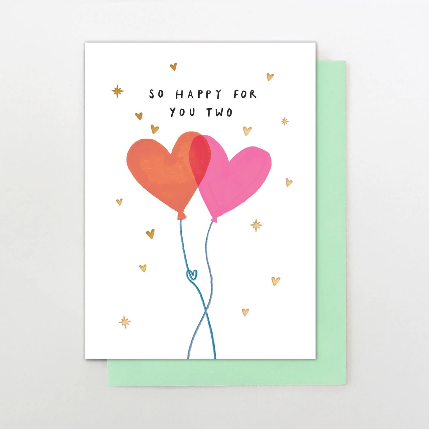 M013-Stop The Clock-Heart Balloons-Card-Moments