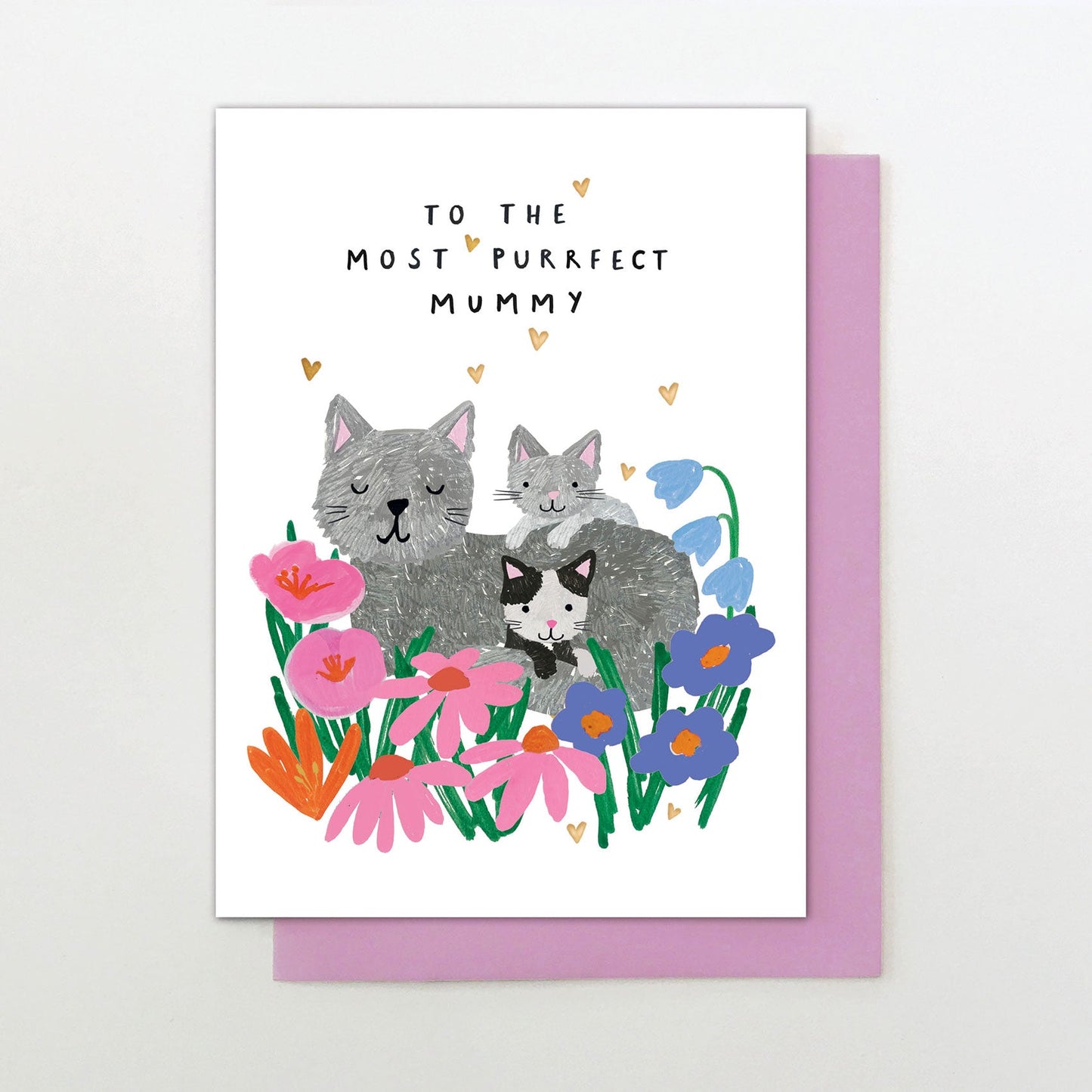 MF018-Stop The Clock-Card - Cats Most Purrfect Mummy-Card-Moments For Mum