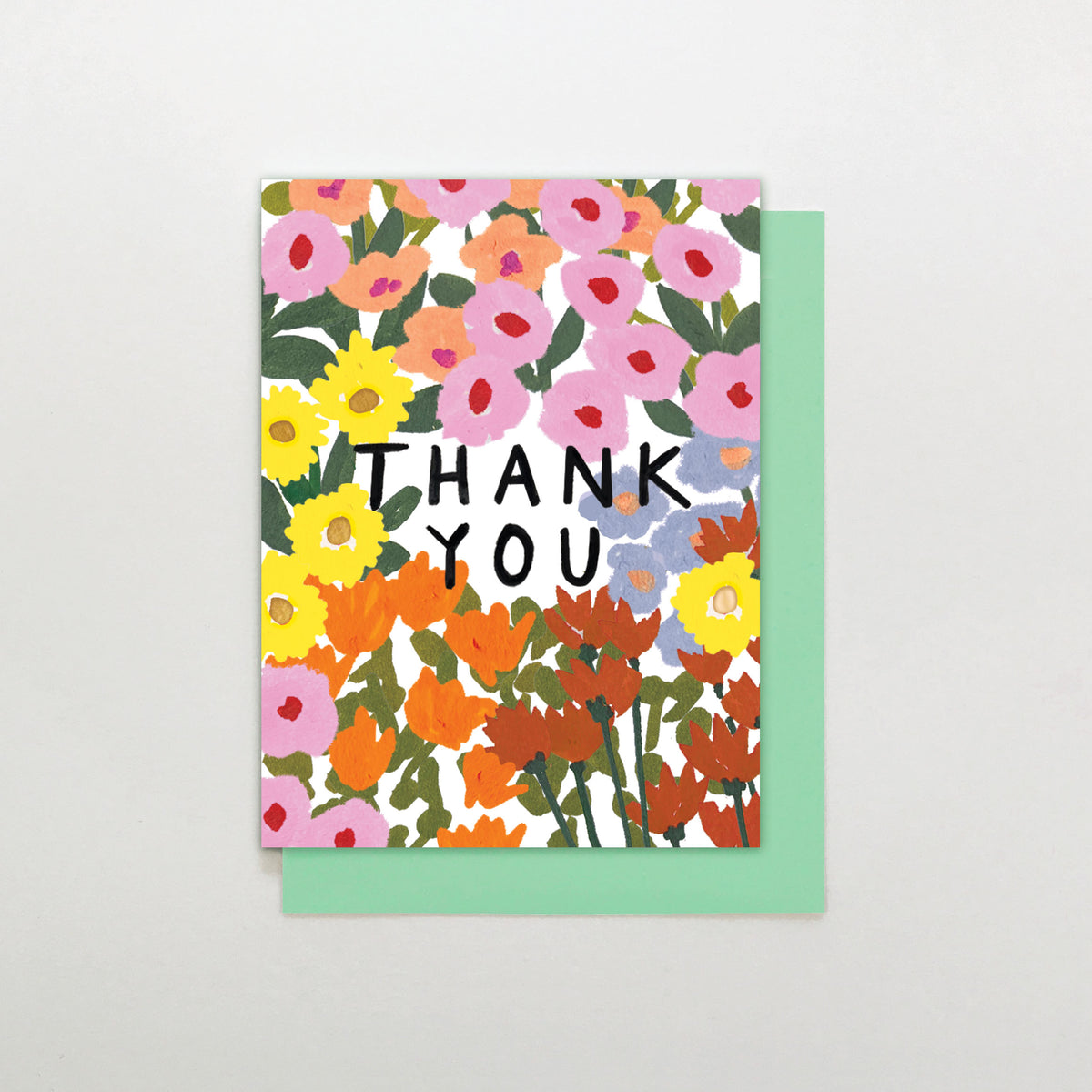 MINI015-Stop The Clock-Thank You Flowers-Card-Mini Moments
